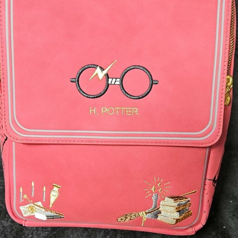 Loungefly Harry Potter Satchel Mini Backpack Glasses Flap Bag